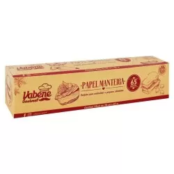 Rolo papel manteiga gourmet 30cmx65mt Vabene