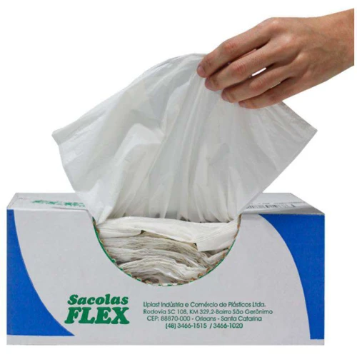 Sacola plástica caixa 25x35cm com 1000 unidades Libreplast