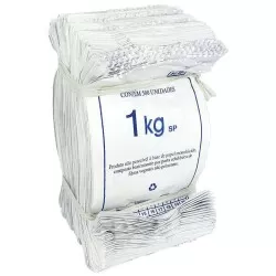 Saco de papel mix branco 01kg com 500 unidades K.B Especial