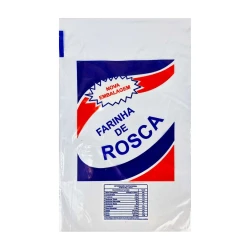 Saco plástico timbrado Farinha de Rosca 16x25cm KG