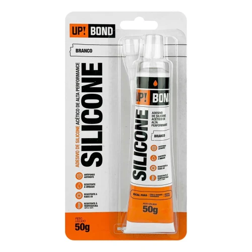 Silicone para vedação branco 50G Up Bond