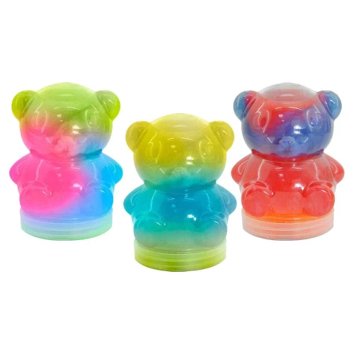 Slime eca divertida pote urso 175g Dm Toys