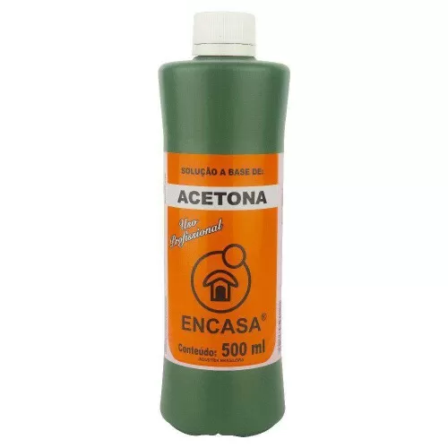 Solução a base acetona removedor 500ml Encasa