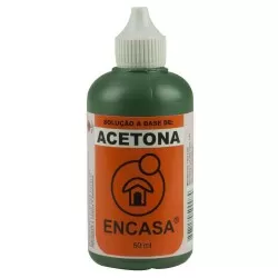 Solução removedora a base de acetona 50ml pacote com 12 Encasa