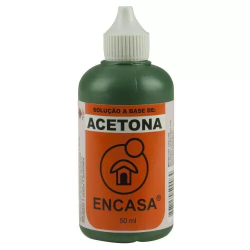 Solução removedora a base de acetona 50ml pacote com 12 Encasa