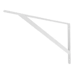 Suporte de metal cantoneira prateleira 30x19 branco B44 Imports