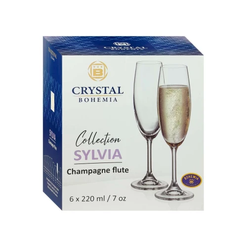 Taça cristal champagne degustação 250ml Bohemia