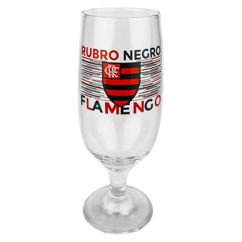 Taça de vidro floripa 300ml flamengo allmix