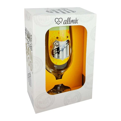 Taça de vidro floripa 300ml santos allmix