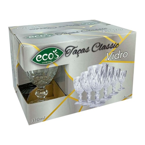 Taça vidro classic 310ml transparente Eco´s