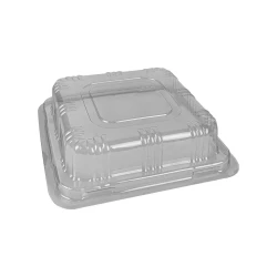 Tampa plástica cristal eps01 baixa 16x16cm com 100 unidades marplast