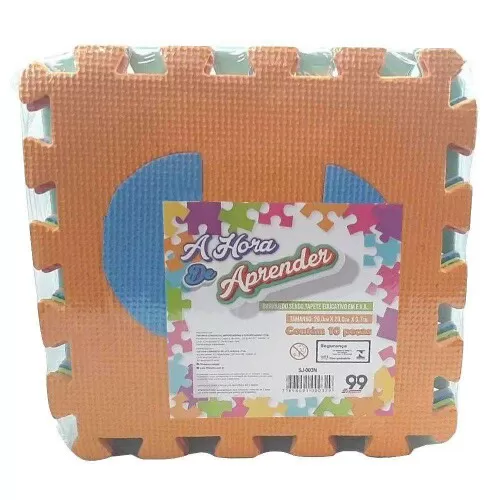 Tapete de EVA números 30x30x8,5cm com 10 placas 99 Toys