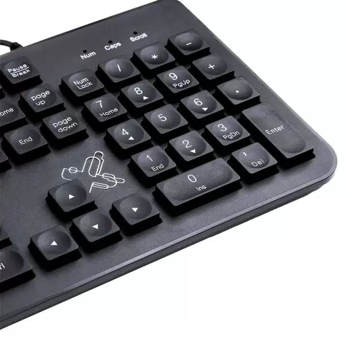 Teclado multimídia usb preto concept pro Maxprint