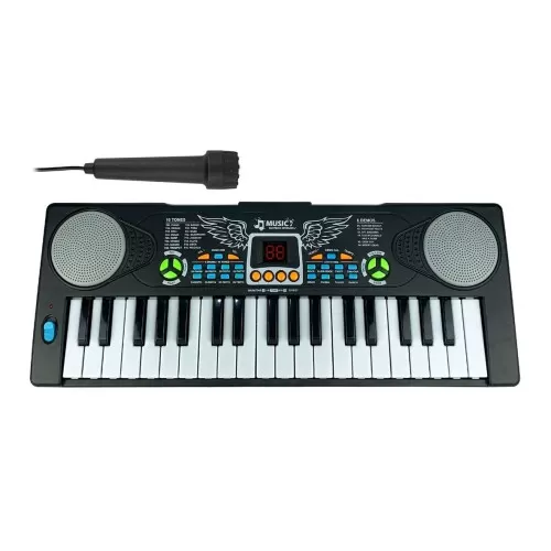 Teclado músical eletrônico com microfone Dute Toys