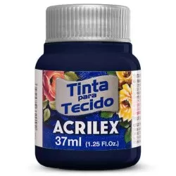 Tinta para tecido azul marinho 544 37ml Acrilex