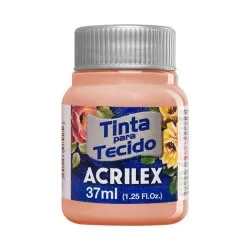 Tinta para tecido salmão 518 37ml Acrilex