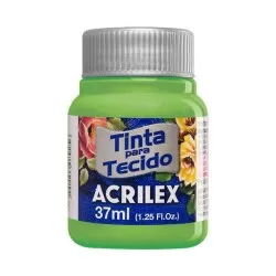 Tinta para tecido verde folha 510 37ml Acrilex