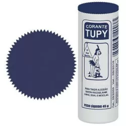 Tinta de tingir roupa azul marinho ref 23 com 06 unidades Tupy