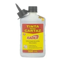 Tinta para pincel atômico profissional ambex preto 500ml Radex