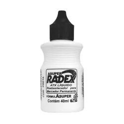 Tinta para pincel atômico 40ml preta Radex