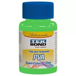 Tinta pva para artesanato verde grama 37ml Tek Bond