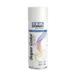 Tinta spray uso geral 350ml branco fosco Tek Bond