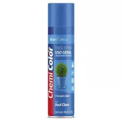 Tinta spray uso geral 400ml azul claro Chemicolor