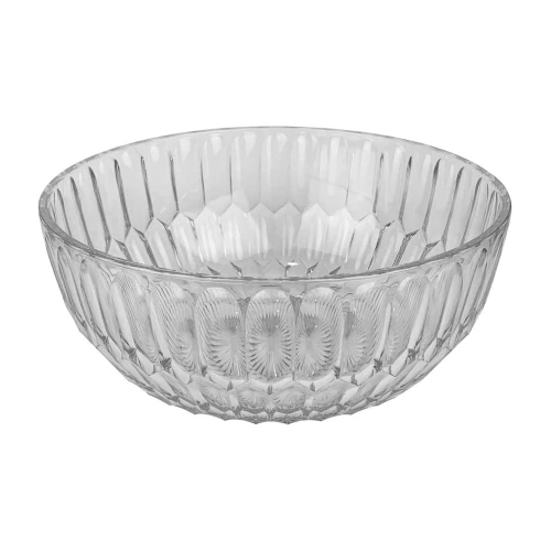 Tigela plástica bowl 8,5x22,5cm cristal trabalhado Plastutti