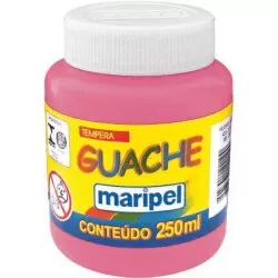 Tinta guache 250ml rosa Maripel