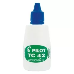 Tinta para almofada de carimbo 42ml azul Pilot