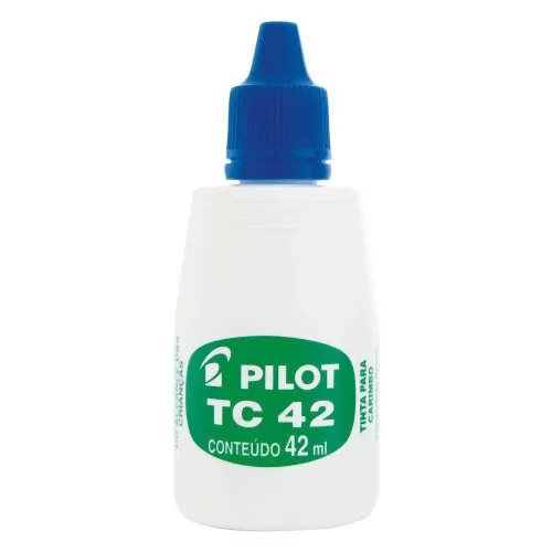 Tinta para almofada de carimbo 42ml azul Pilot