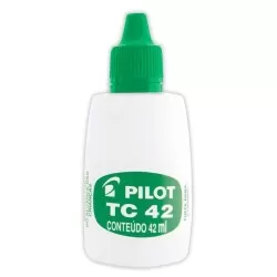 Tinta para almofada de carimbo 42ml verde Pilot