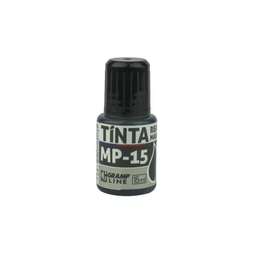 Tinta para pincel atômico preto 15ml Gramp Line