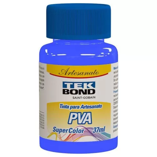 Tinta pva para artesanato azul royal 37ml Tek Bond