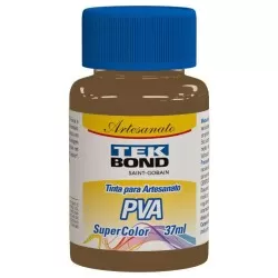 Tinta pva para artesanato marrom 37ml Tek Bond