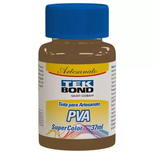 Tinta pva para artesanato marrom 37ml Tek Bond