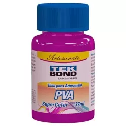 Tinta pva para artesanato pink 37ml Tek Bond