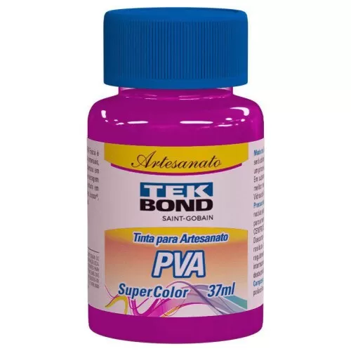 Tinta pva para artesanato pink 37ml Tek Bond