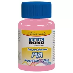 Tinta pva para artesanato rosa crush 37ml Tek Bond