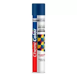 Tinta spray uso geral 250ml azul escuro Chemicholor