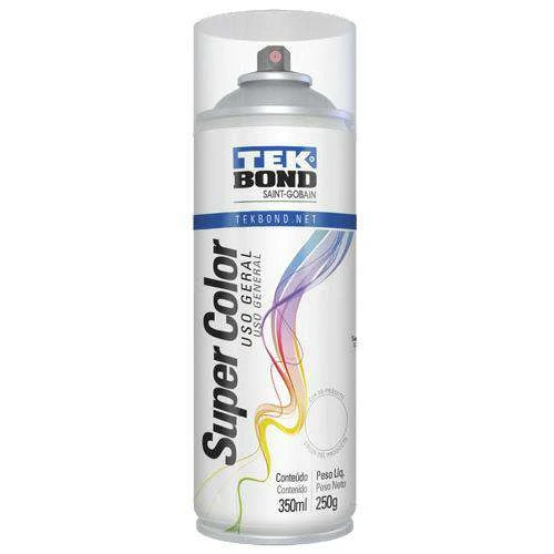 Tinta spray uso geral 350ml verniz brilhante Tek Bond