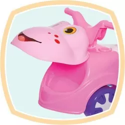 Totokinha rã Baby Car menina 2x1 com som Mercotoys