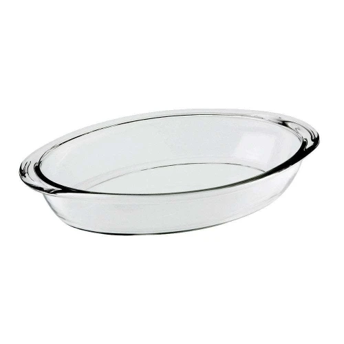 Travessa de vidro oval 26x17cm 1,6lt 6314 nadir