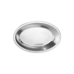 Travessa de inox oval funda 20cm Fratelli