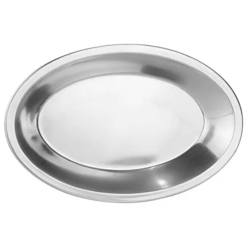 Travessa de inox oval funda 35cm Fratelli