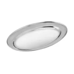 Travessa de inox oval master cook 30cm Fratelli