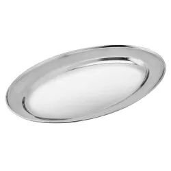 Travessa de inox oval master cook 35cm Fratelli