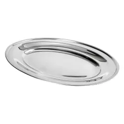 Travessa de inox oval master cook 40cm Fratelli