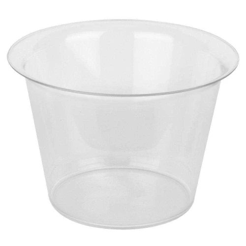 Vaso acrílico redondo grande cachepot 13x18cm cores sortidas Plastserv