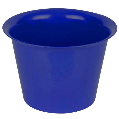 Vaso acrílico redondo grande cachepot 13x18cm cores sortidas Plastserv